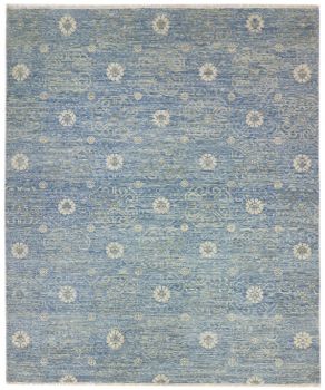Hand Knotted Ikat Rug 8'1 x 9'6